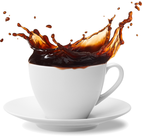 Brooklyn - Cocoa - Hot Coffee Cup Png (472x450)