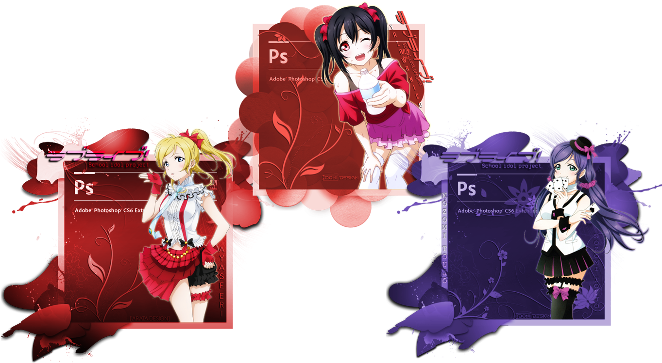 Cs6 Love Live Pack - Splash Screen (1366x768)