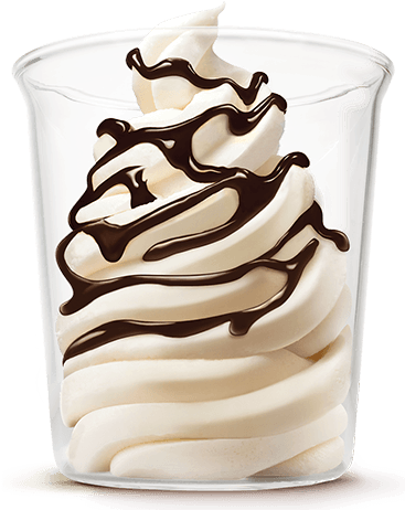 Chocolate Fudge Sundae - Burger King Chocolate Sundae (500x540)