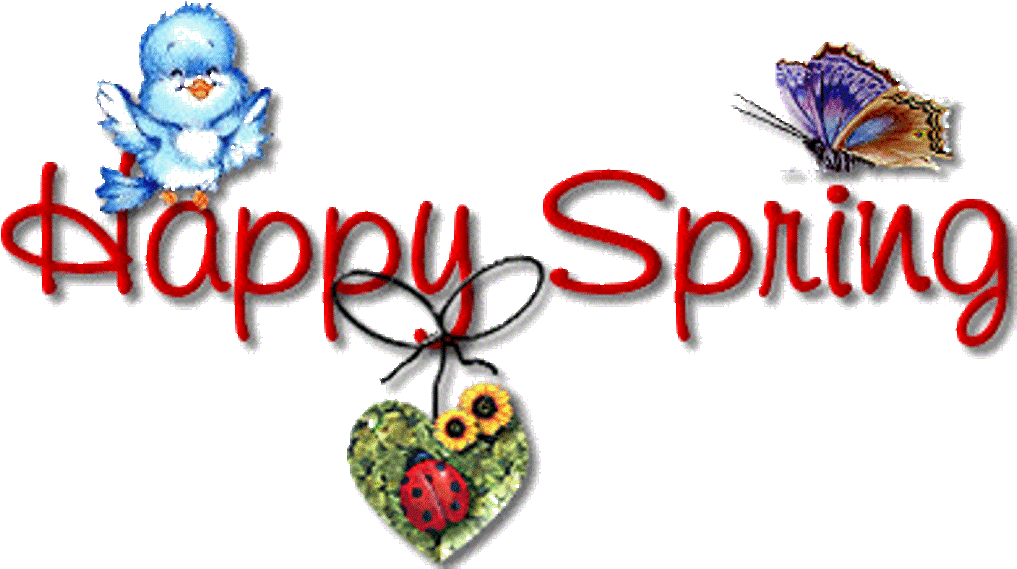 Free Spring Graphics - Free Clipart Happy Spring (1024x615)