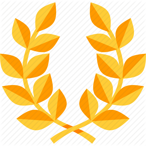 Laurel Wreath, Lauren Icon - Victory Icon Png (512x512)