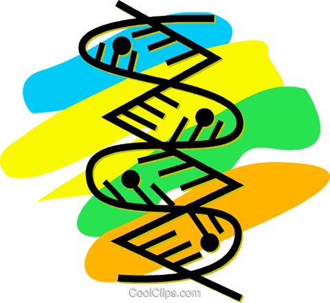 Dna Royalty Free Vector Clip Art Illustration Vc055918 - Clip Art (480x441)