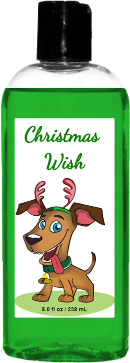 Green Bubble Bath With Christmas Wish - Doggy Cookbook By Rebecca Lebo (300x850)