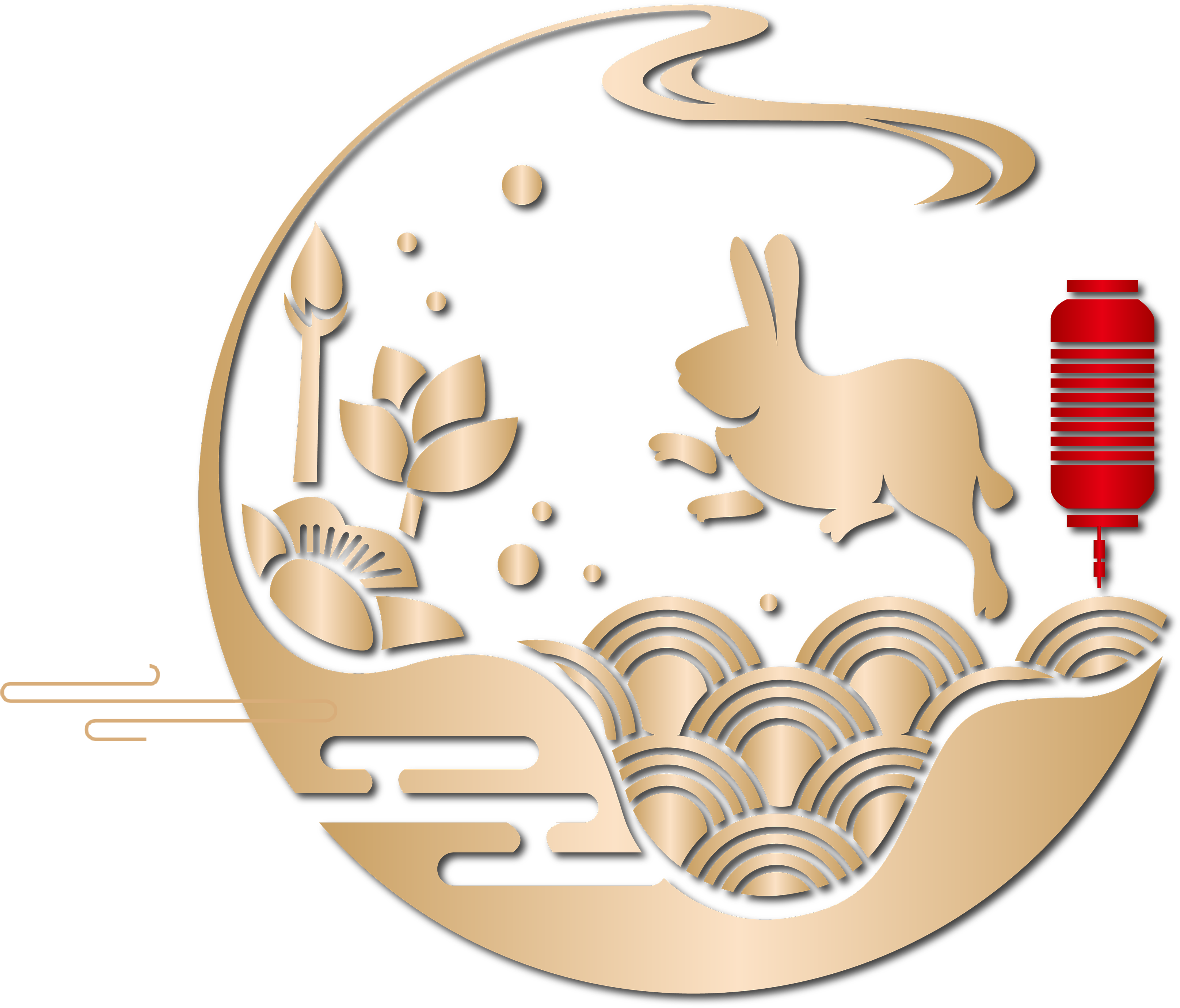 M#autumn Festival Moon Rabbit Clip Art - Mid-autumn Festival (4134x3643)
