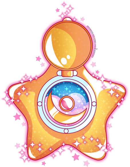 Sailor Scouts - Sailor Moon Star Locket Tattoo (500x628)