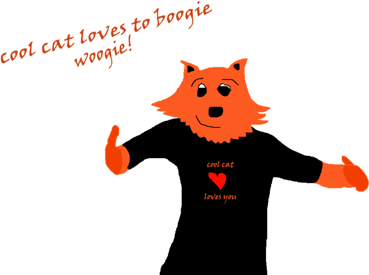 Cool Cat Loves To Boogie Woogie By Glacierrealms - Cool Cat Loves To Boogie Woogie (1024x576)