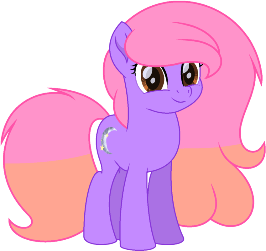 Pastel Moon By Diamond-chiva - Cartoon (933x857)