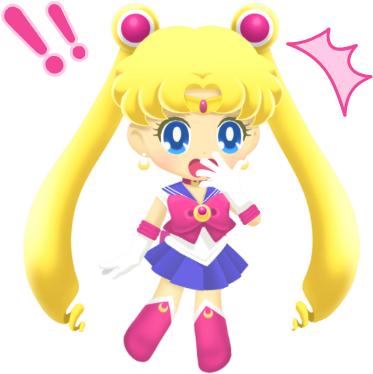 Sailor Moon Drops Messages Sticker-1 - Sailor Drops Sailor Moon (408x408)