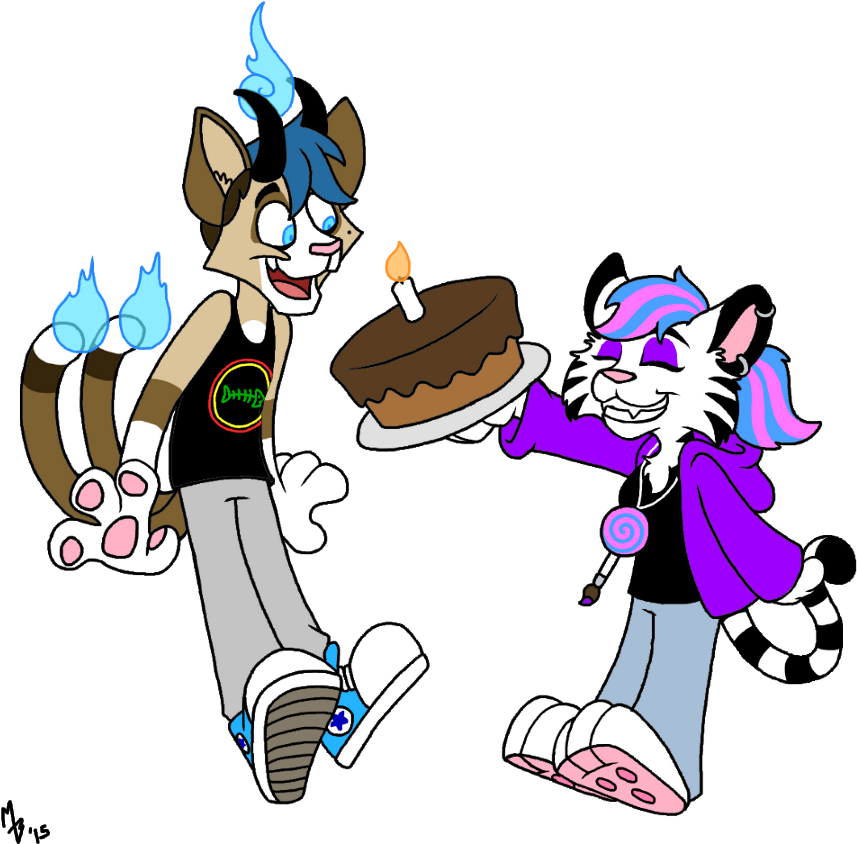 From One Cool Cat To Another - Cartoon (900x885)