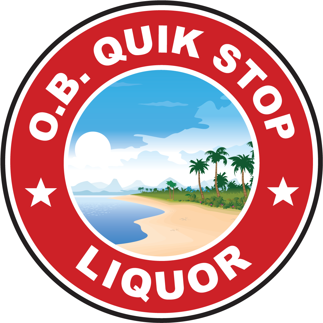 Ocean Beach Quik Stop Mainstreet Association Usps Village - Starbucks Logo White Png (1154x1186)