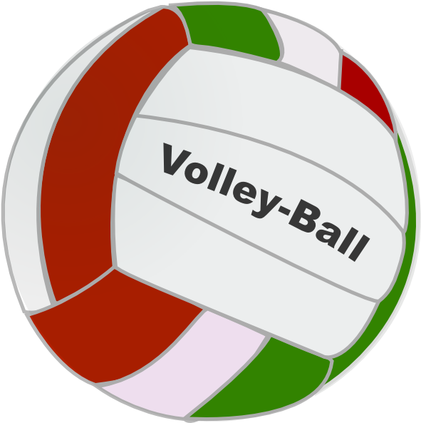 Volleyball - Set - Clipart - Volleyball Clip Art (594x599)