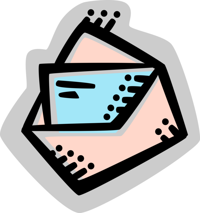 Vector Illustration Of Post Office Mail Or Postal Airmail - Vector Illustration Of Post Office Mail Or Postal Airmail (657x700)