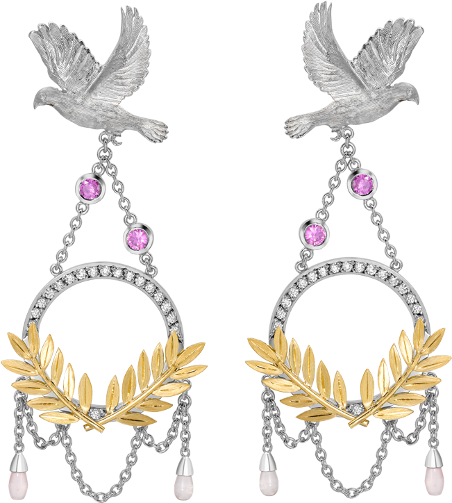 Wedding Dove Png Theo Fennell - Jewellery (1050x1225)