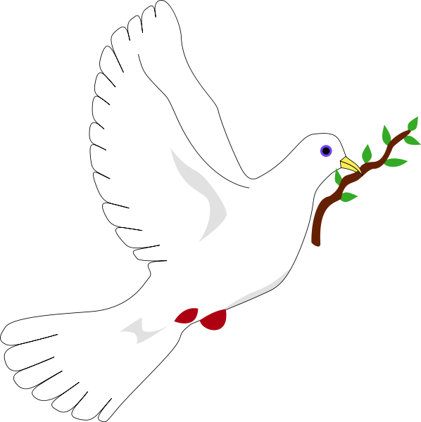 File - Peace Dove - Svg - Wikipedia, The Free Encyclopedia - Peace Dove (598x600)