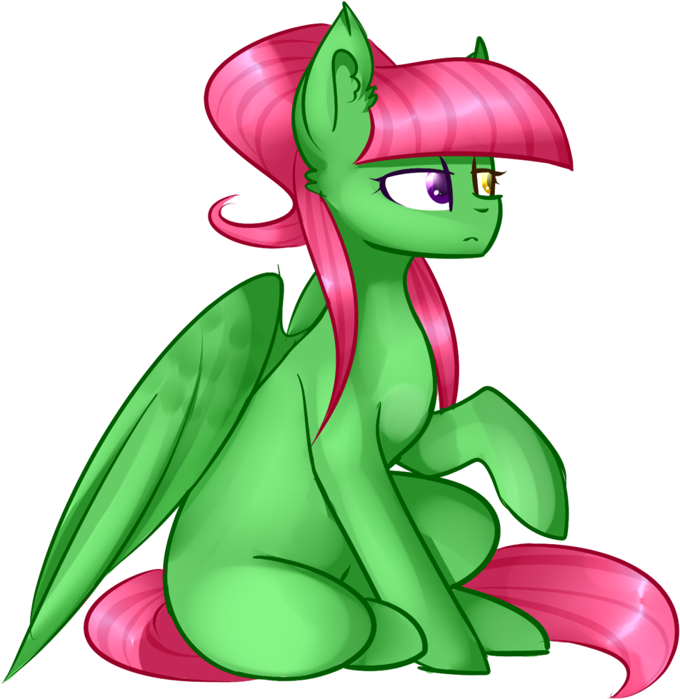 Despotshy, Female, Heterochromia, Mare, Oc, Oc Only, - Cartoon (1257x1024)