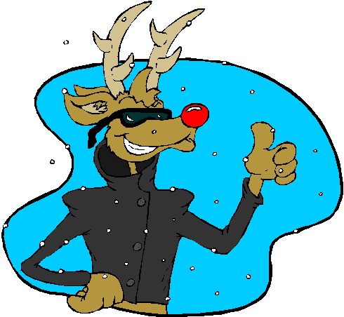 Cool Rudolph The Red Nosed Reindeer (490x452)
