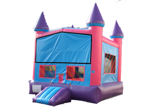 Action Bounce Company Rents Inflatable Jumpers, Bounce - Ez Inflatables Princess Module Castle Jumper Bounce (490x344)