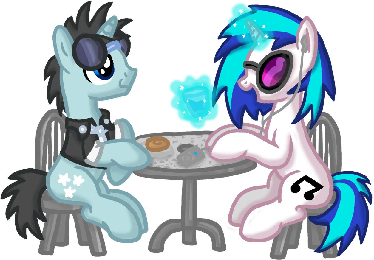 Inkrose98, Background Pony, Clothes, Date, Dj Pon-3, - My Little Pony Dj Pon3 And Neon Lights (1280x1024)