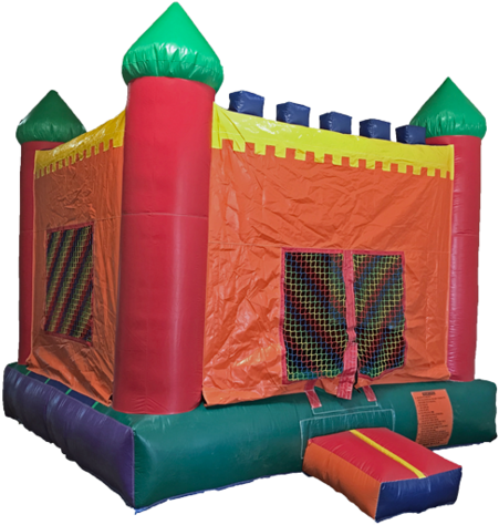 Rainbow Castle - Inflatable (556x480)