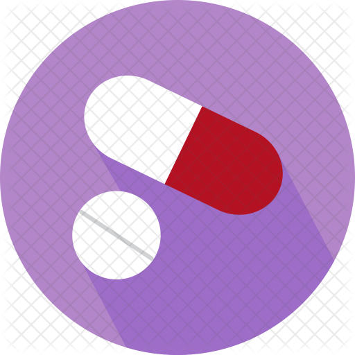 Antibiotics Icon - Antibiotics Clipart Purple (512x512)