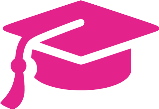 Blue Graduation Cap Icon (512x512)