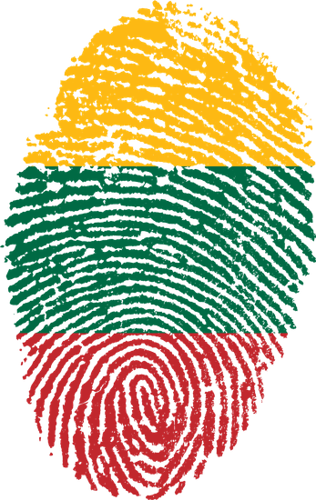 Lithuania, Flag, Fingerprint, Country, Pride, Identity - Ghanaian Art (505x800)