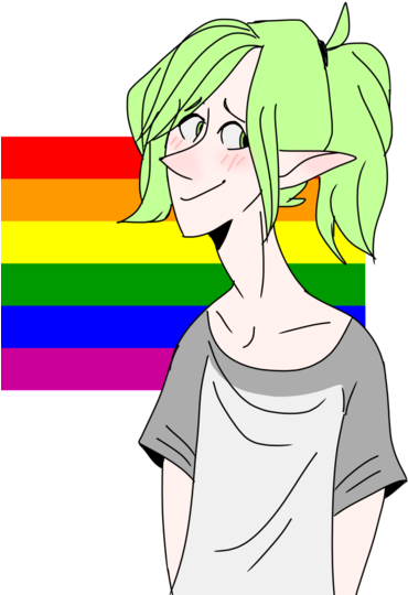 Gay Pride Day By Lilpossumboi - Cartoon (400x711)