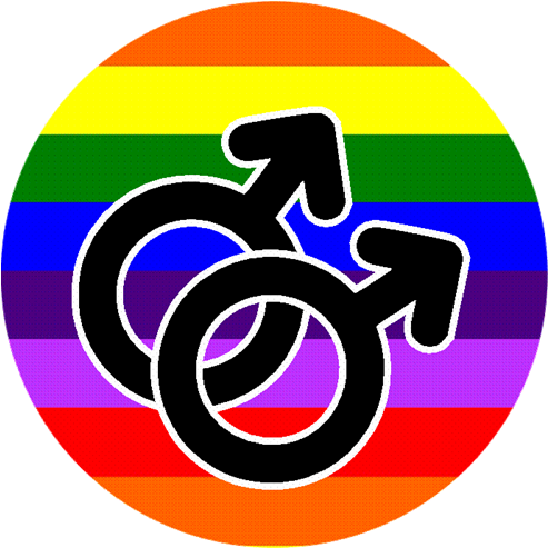Badge Design 5, Male And Male, Lesbian, Pride, Gay - Gay (561x544)