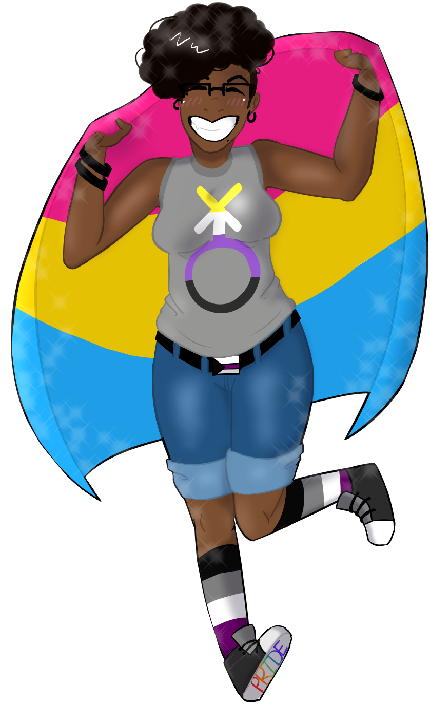 Happy Pride Month From Your Nonbinary Buddy By @jjlotus - Gay Pride (1100x1600)