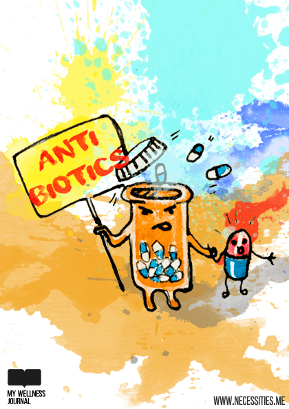 When We Get Prescriptions For Antibiotics, It's Like - Illustration (420x594)