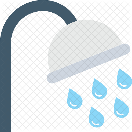 Shower Head Icon - Calligraphy (512x512)