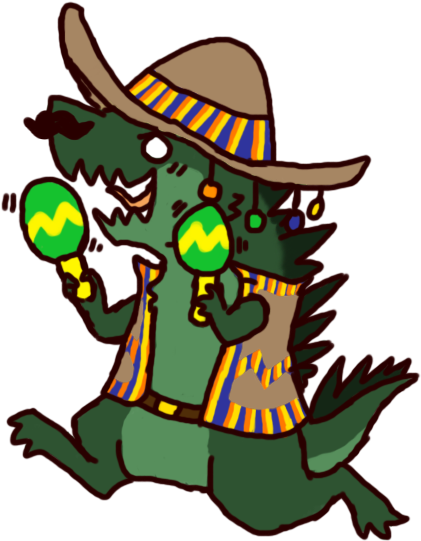 Mexican Godzilla By Shamboro - Mexican Godzilla (511x585)