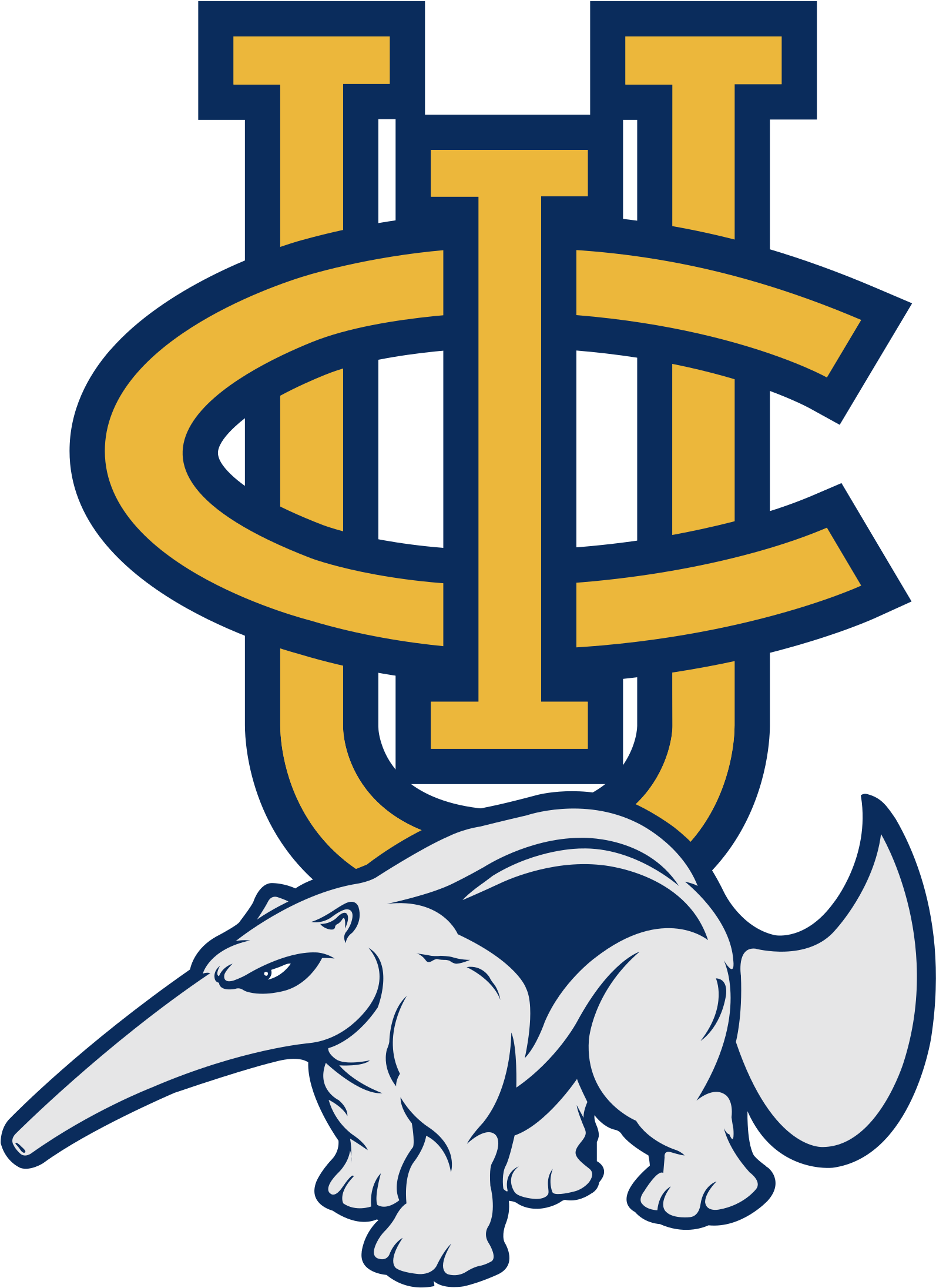California Irvine Anteaters Logo Logo Black And White - University Of California Irvine Logo (2400x2400)