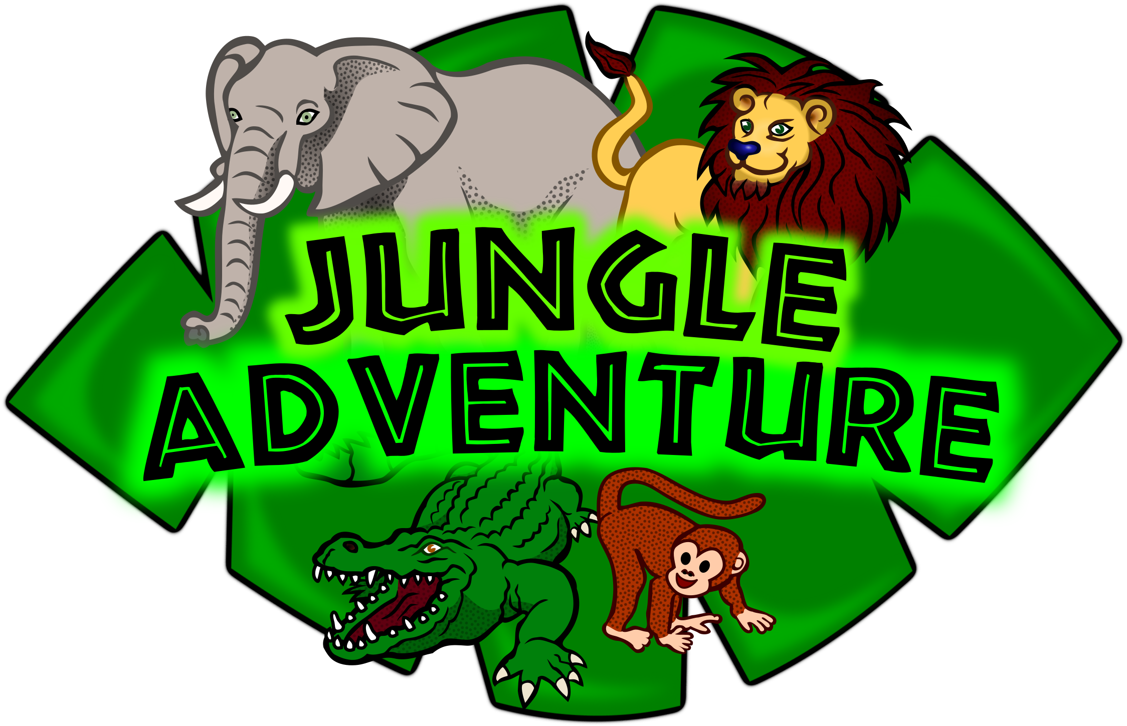 Jungle Adventure Kids Club Logo Icons Png - Jungle Safari Clip Art (2400x1680)