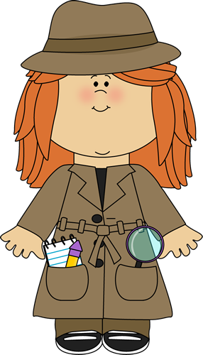 Detective Clip Art - Girl Detective Clipart (286x500)