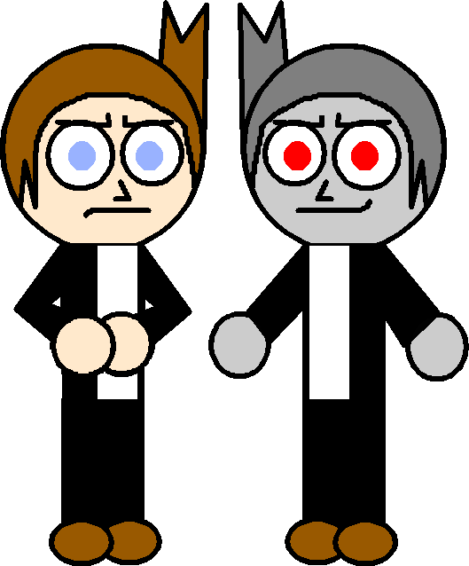 If Anyone Dosen't Know What Luke And Mook Look Like, - Cartoon (529x638)