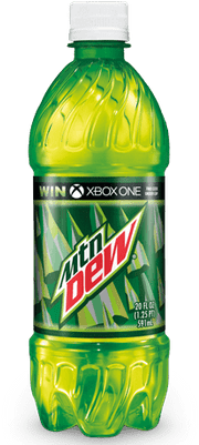 Mountain Dew Clipart Logo - Mountain Dew White Out (400x400)