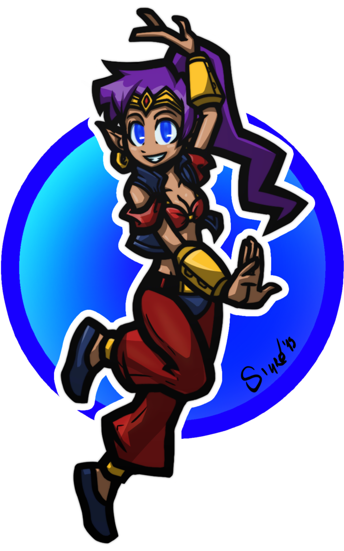 Another Shantae Homage By Sigro95 - Video Game (711x1123)