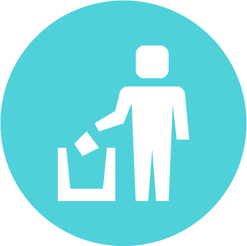 Put Litter In Its Place Symbol Emoji - Waste (512x512)