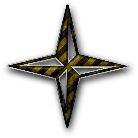 4 Point Star Icon Black Clipart - Illustration (512x512)