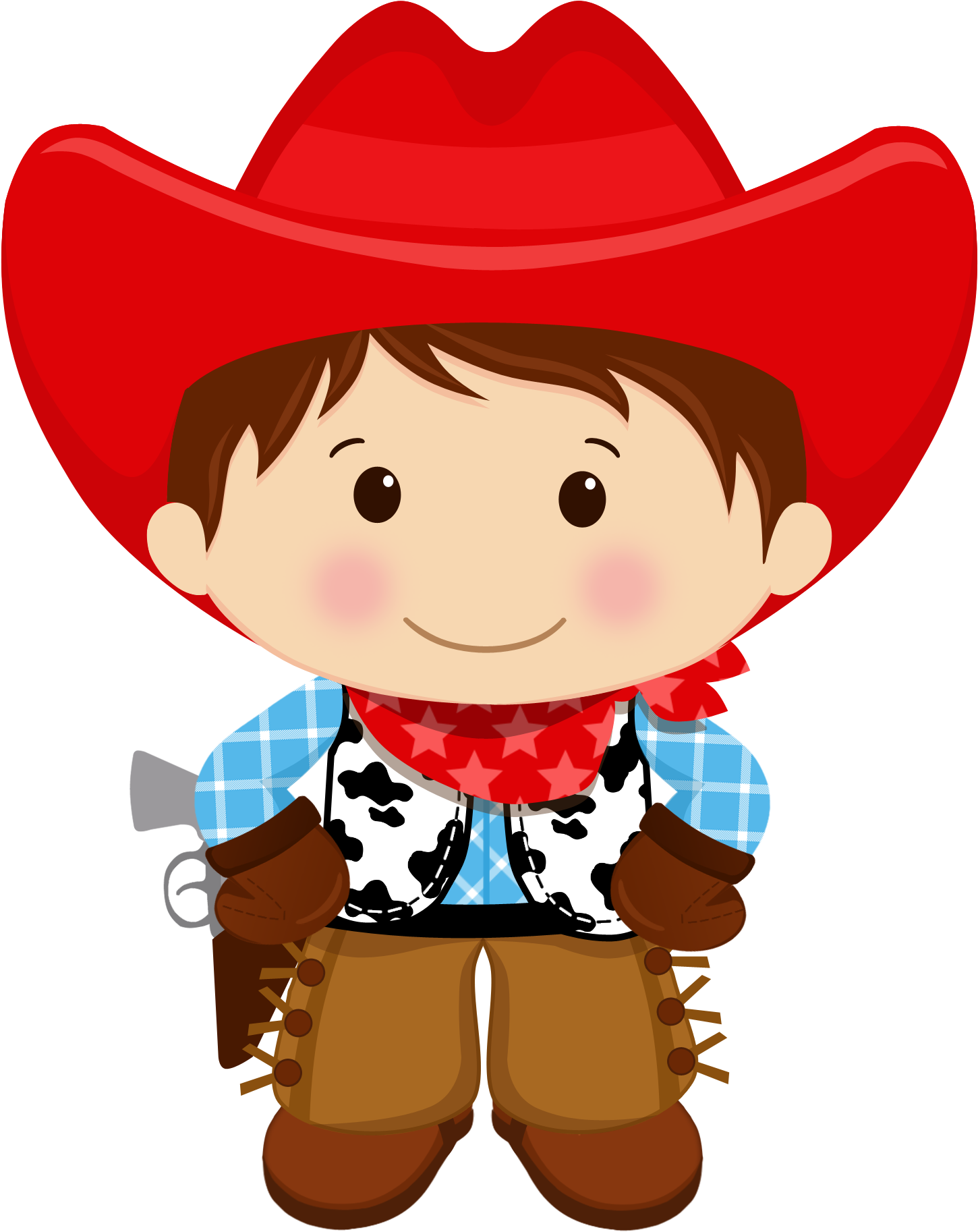 Little Girl Clipart Cowgirl - Cowboy Clipart (1508x2008)