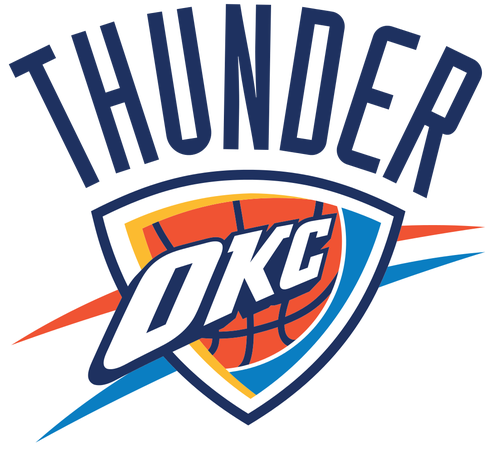 Oklahoma City Thunder - Oklahoma City Thunder Logo Png (507x464)