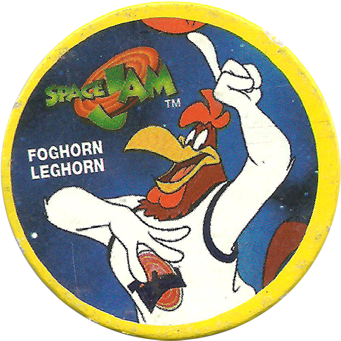 Space Jam Numbers - Space Jam Foghorn Leghorn Card (500x500)