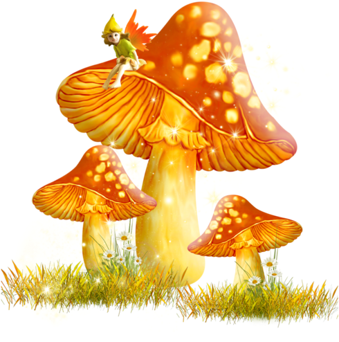 سكرابز الغراب للتصميم بدون تحميل 3dlat - Mushroom (600x600)