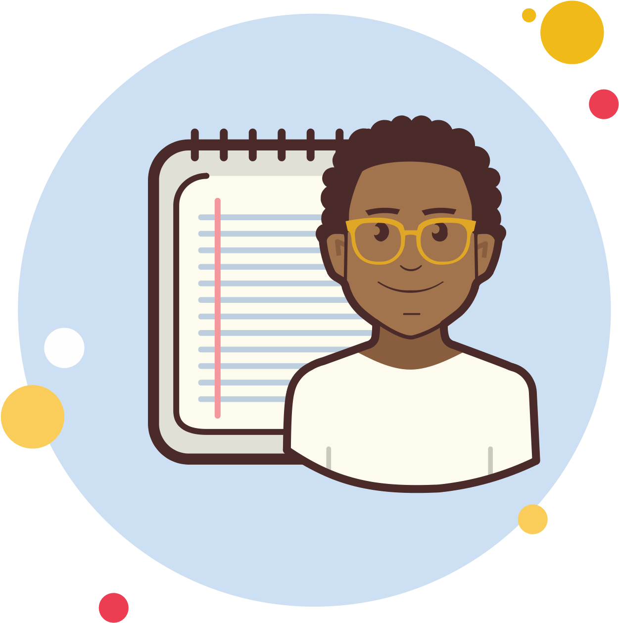 Man With A Notebook Icon - Icon (1600x1600)