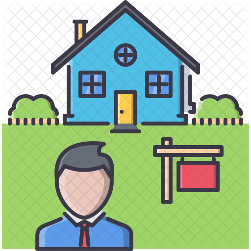 House On Sale Icon - Real Estate (512x512)