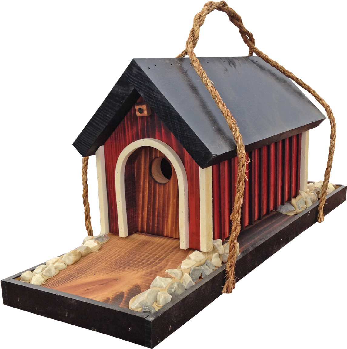 Covered Bridge Birdhouse - Covered Bridge (1206x1200)