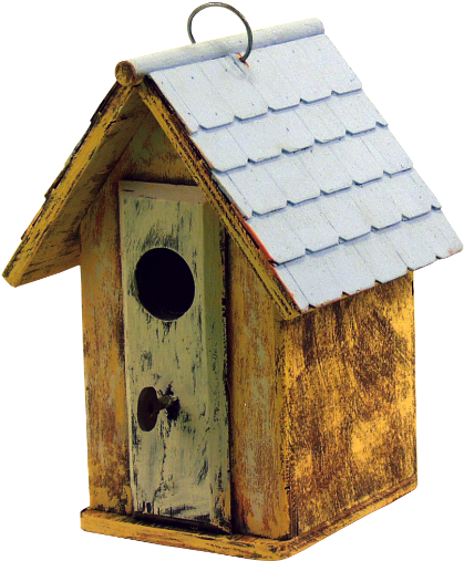 Lock & Key Birdhouse - Lock And Key Bird House (503x601)