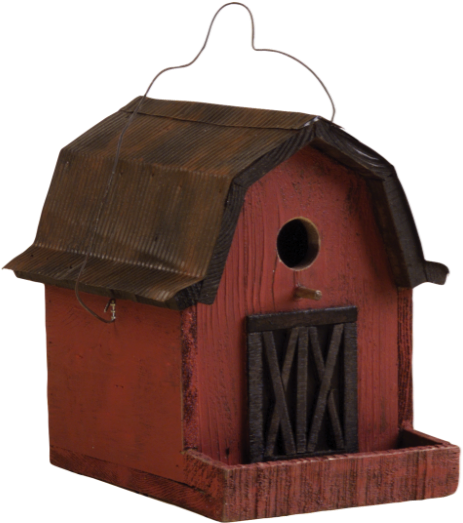 Little Red Barn Birdhouse - Birdhouse Little Red Barn, Birdhouses, By Songbird (488x601)