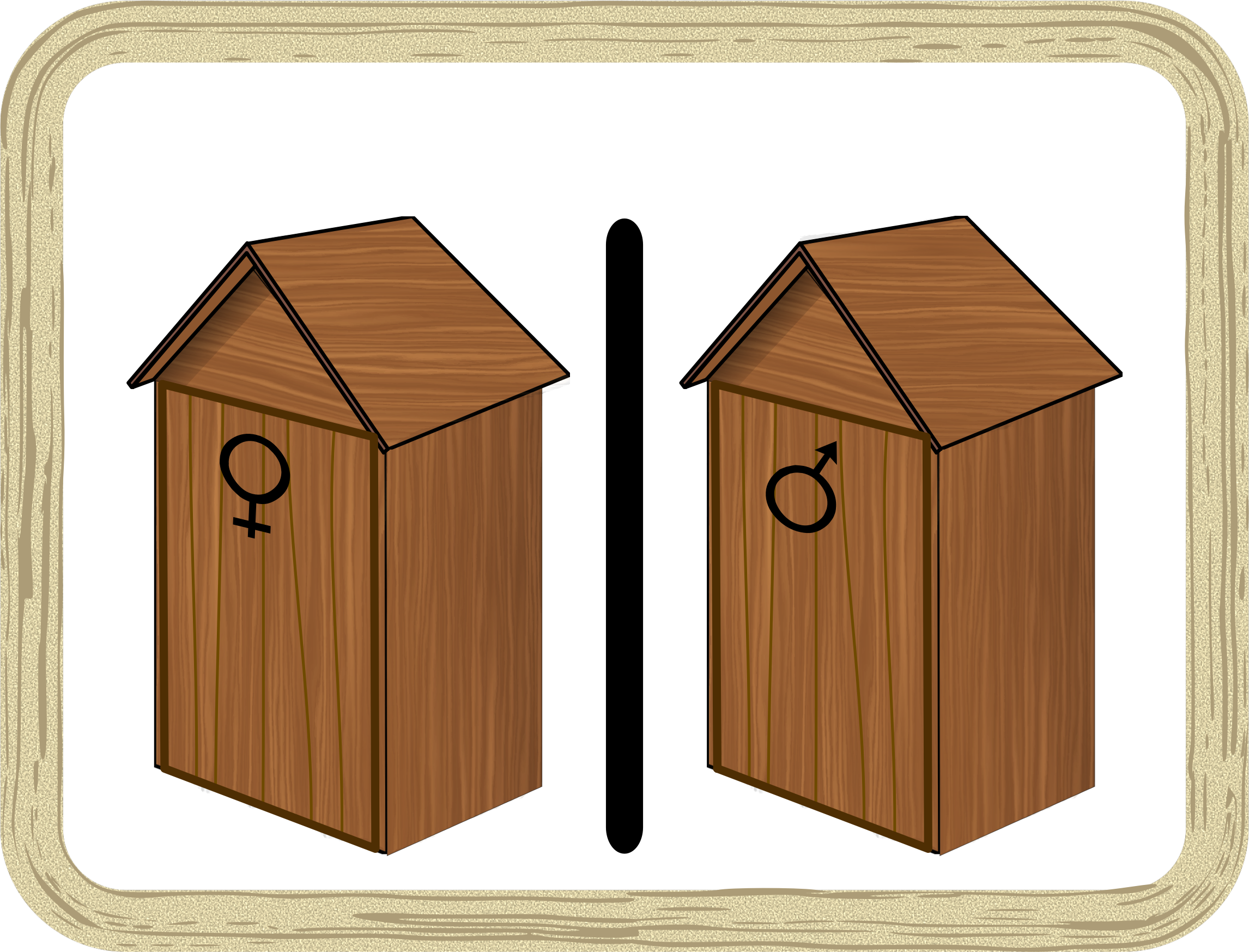 This Free Icons Png Design Of Old Restrooms - Toilet (2292x1747)